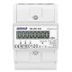 Digitális fogyasztásmérő 3 fázisú 80A, 230V/400V, IP51, LED, 800IMP/kWh 4 modul MID hiteles
