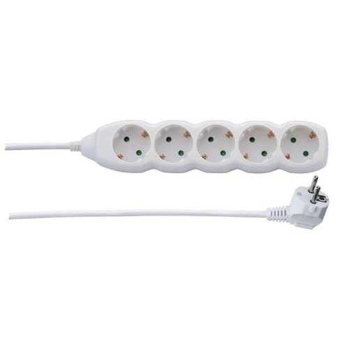 Hálózati elosztó 5h 1,5m 3x1mm2 vezeték