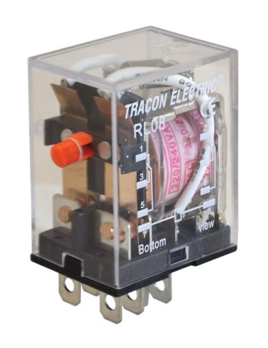 Miniatűr teljesítmény relé 48V DC / 2×CO (10A, 230V AC / 28V DC)
