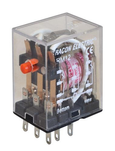 Miniatűr relé 24V AC / 3×CO, (3A, 230V AC / 28V DC)