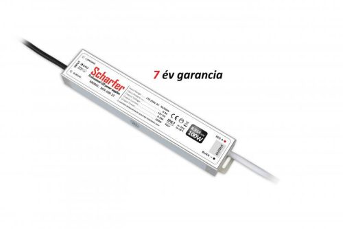 Scharfer led tápegység, 24 VDC, 100 W, IP67