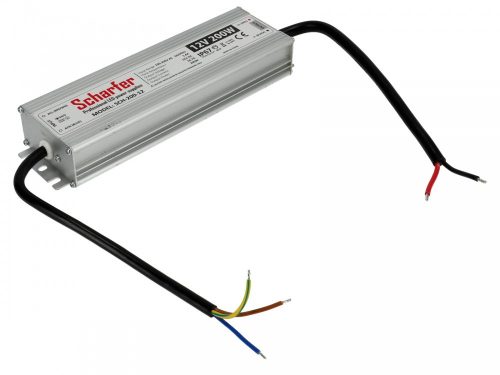 Scharfer led tápegység 12V 200W IP67