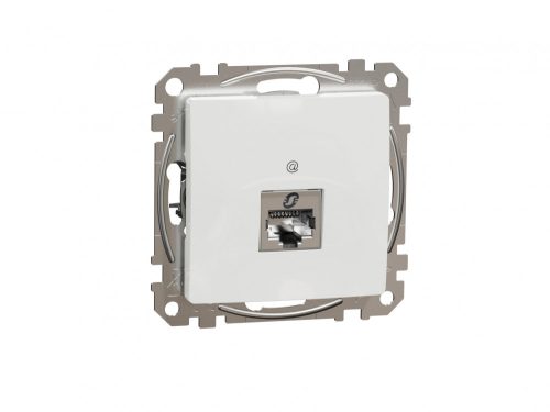 ÚJ SEDNA 1xRJ45 Cat6 STP aljzat, fehér