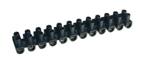 Sorozatkapocs U-profil 6mm2 fekete