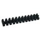 Sorozatkapocs H-profil 4mm2 fekete