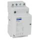 Installációs kontaktor 230V AC, 50Hz, 2 Mod, 3×NO, AC1/AC7a, 25A