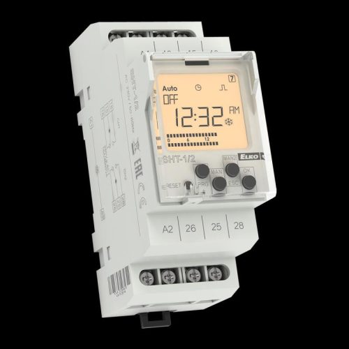 Elektronikus kétcsatornás időzítő kapcsoló SHT 1/2