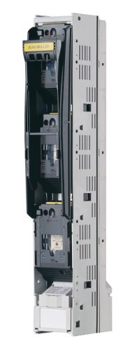 Függőleges biztosítós szakaszolókapcsoló, egyszerre nyitás 500/690V AC, 220/400V DC, max.630A, 3P, 3