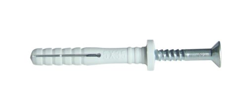 Beüthető tipli csavar, szürke M8 135mm