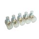 Csavaros csatlakozó, átlátszó házzal, 10 tagú, 1 csavar 10×10mm2, 450VAC