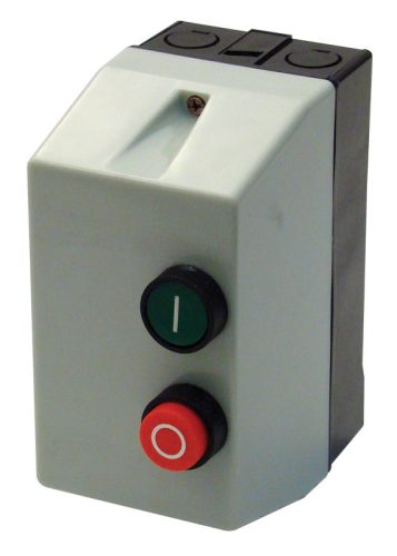 Tokozott motorvédő kombináció, kontaktor, hőrelé műanyag ház 8.5A, 4kW