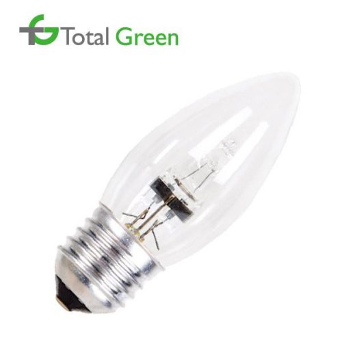 Halogén gyertya izzó E-27 28W