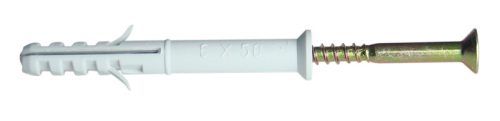 Hosszított tipli+csavar, szürke M10×160mm, PA6.6