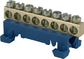 Kalapsínes rögzítő adapter (P+F) + 8furatosbekötőkapocs - KÉK
