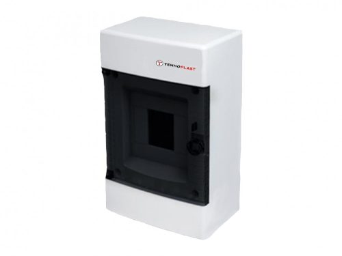 Lakáselosztó falon kívüli 1x4 modul IP40 C sorozat Tehnoplast