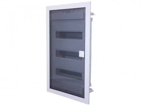 Lakáselosztó gipszkartonba is süllyeszthető 3x12 modul IP40 F sorozat Tehnoplast