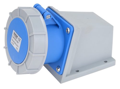 Felületre szerelhető ipari csatlakozóaljzat 32A, 250V, 2P+E, 6h, IP67