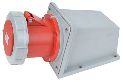 Felületre szerelhető ipari csatlakozóaljzat 125A, 400V, 3P+N+E, 6h, IP67