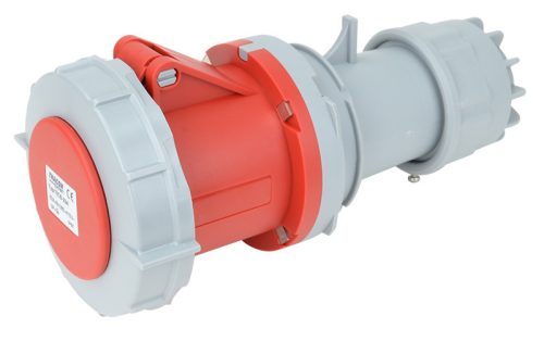 Ipari csatlakozóaljzat, fokozott védelemmel 63A, 400V, 3P+E, 6h, IP67