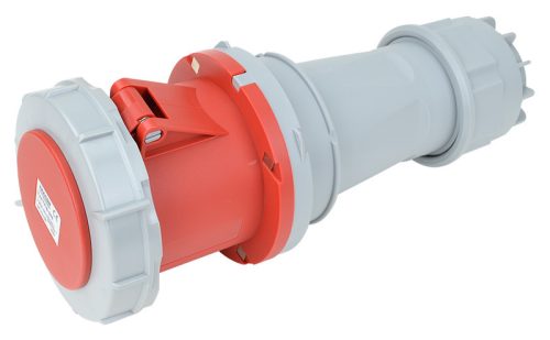 Ipari csatlakozóaljzat, fokozott védelemmel 63A, 400V, 3P+N+E, 6h, IP67