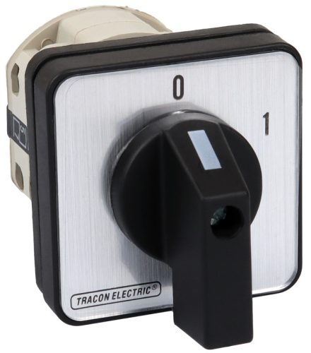 Kézikapcsoló, BE-KI 400V, 50Hz, 25A, 3P, 7,5kW, 48×48mm, 60°