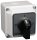 Tokozott választókapcsoló, 0-1-2 400V, 50Hz, 32A, 2×3P, 11kW, 64×64mm, 90°, IP44