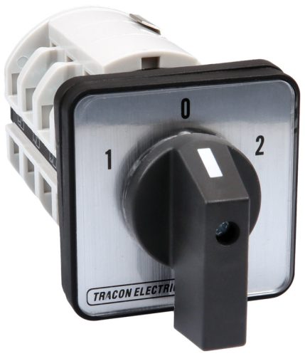 Közvetlen irányváltó motorkapcsoló, 1-0-2 400V, 50Hz, 20A, 5,5kW, 48×48mm