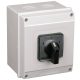 Tokozott dahlander motorkapcsoló 400V, 50Hz, 25A, 7,5kW, 48×48mm, IP65