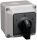 Tokozott közvetlen irányváltó motorkapcsoló, 1-0-2 400V, 50Hz, 32A, 11kW, 64×64mm, IP65