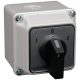 Tokozott közvetlen irányváltó motorkapcsoló, 1-0-2 400V, 50Hz, 32A, 11kW, 64×64mm, IP65
