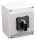 Tokozott választókapcsoló, 1-0-2 400V, 50Hz, 20A, 2×4P, 5,5kW, 48×48mm, 90°, IP65