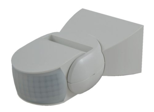 Mozgásérzékelő, infra falra 230 VAC, 180°, max. 12 m, 10 s-15 min, 3-2000lux, IP65