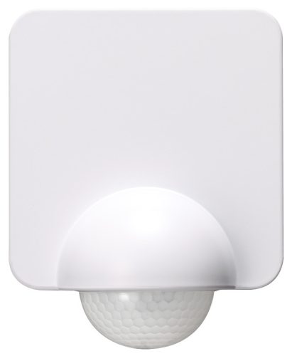 Mozgásérzékelő, infra, fali, lapos, fehér 230V, 50 Hz, 360°, 2-10 m, 10 s-15 min, 3-2000lux, IP65