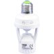 Mozgásérzékelő adapter, infra, E27 foglalatba