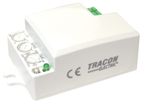 Mozgásérzékelő, mikrohullámú, lámpába 230 VAC, 5,8 GHz, 360°, 1-6 m, 10 s-12 min, 3-2000lux