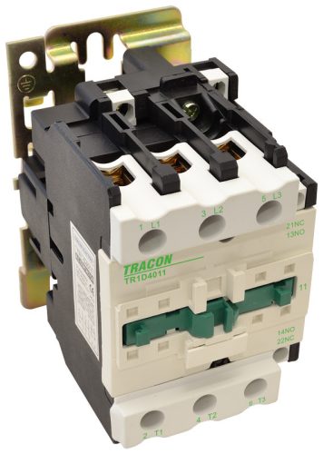 Kontaktor 660V, 50Hz, 95A, 45kW, 24V AC, 3×NO+(1×NO+1×NC)