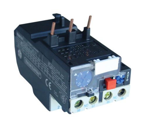 Termikus túláramvédelmi relé TR1D segédkontaktorokhoz 690V, 0-400Hz, 1-1,6A, 1×NC+1×NO