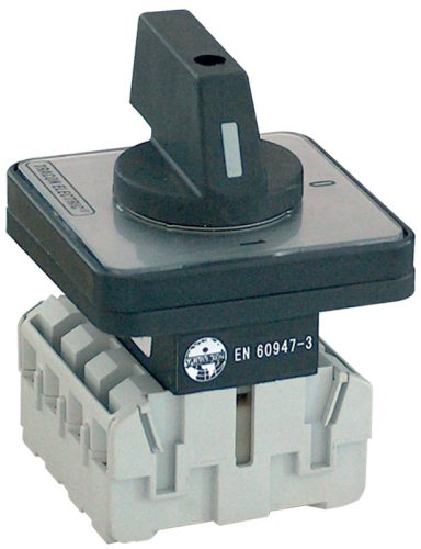 Szakaszoló kapcsoló 400V, 50Hz, 40A, 3P, 11kW, 64×64mm