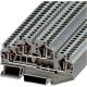 Emeletes ipari sorozatkapocs, rugós, sínre, kék 0,2-4mm2, 500VAC, 32A