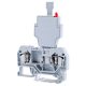 Biztosítékos ipari sorozatkapocs, rugós, sínre, szürke 250V 6.3A 0.08-4 mm2 2P