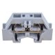 Mini rugós ipari sorozatkapocs, csavarral rögzíthető, szürke 500V 24A 0.08-2.5 mm2 2P