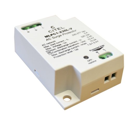 Túlfeszültség levezető Un=230-277VAC, 5/10kA, Up=1,5kV, IP20