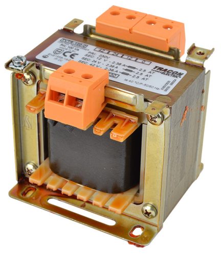 Leválasztó transzformátor 230V / 12-24-42V, max.100VA