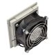 Elosztószekrény ventilátor szűrőbetéttel