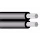 Légvezeték NFA2X 2x25mm2 fekete (0) 0,6/1kV