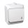Schneider Electric CEDAR PLUS Egypólusú nyomó, csengőjellel, IP44, fehér