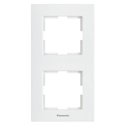 Panasonic Karre Plus 2-es sorolókeret függőleges fehér