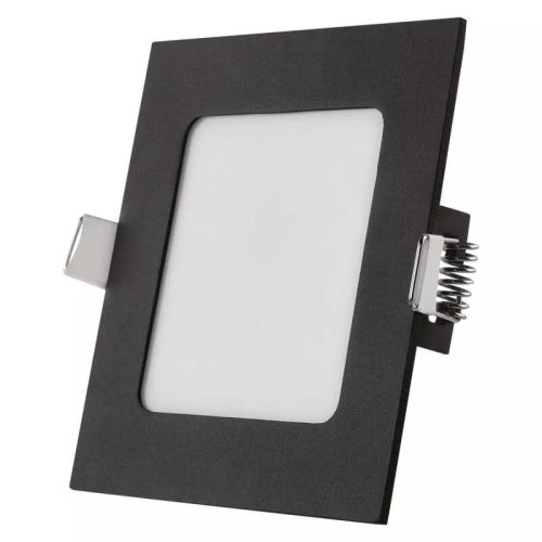 LED süllyesztett lámpatest NEXXO, négyzet, fekete, 18W, CCT